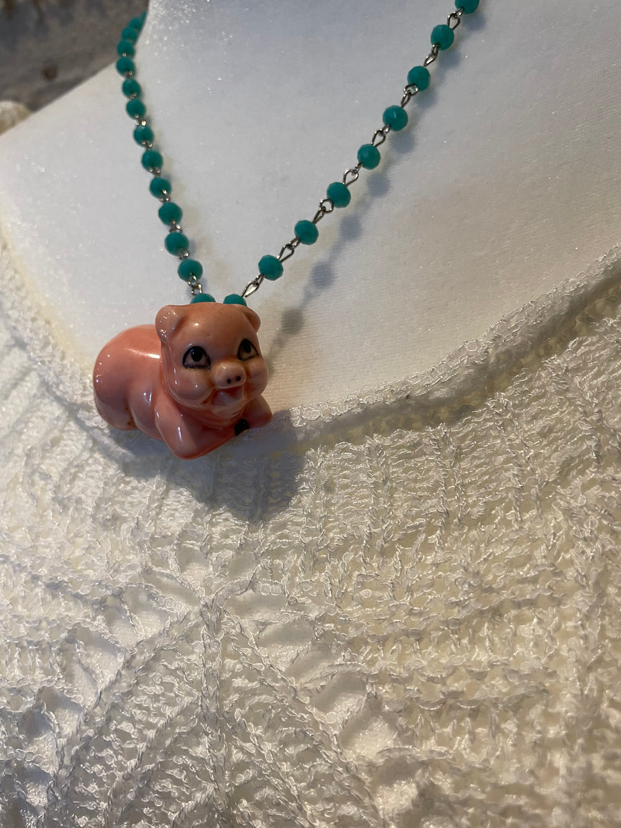 Little Pig, Little Pig Necklace by Gina