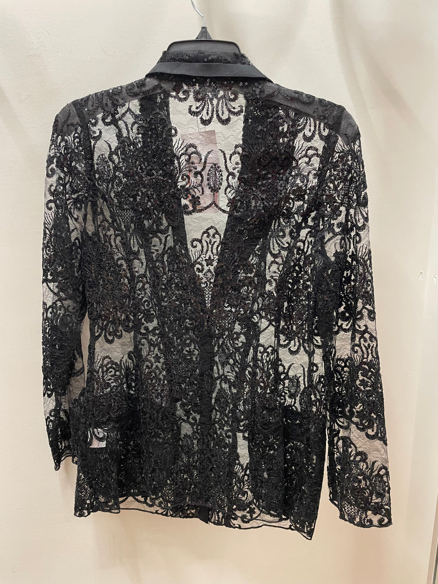 Sequins Illusion Blazer by Adore