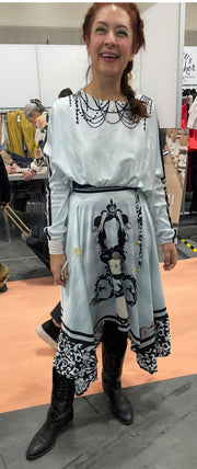 IPNG Design Satin Skirt "La Chambre"