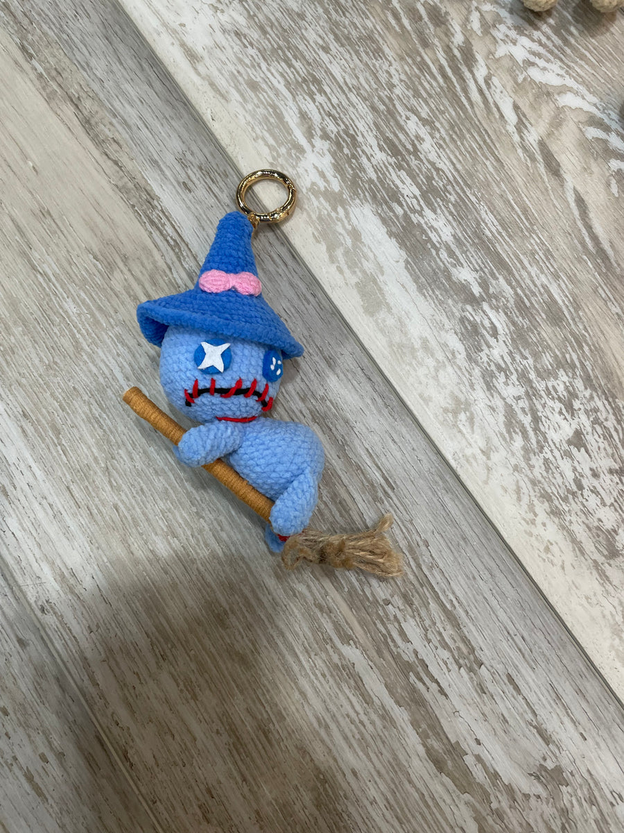 Whimsical Crocheted Bag Charms