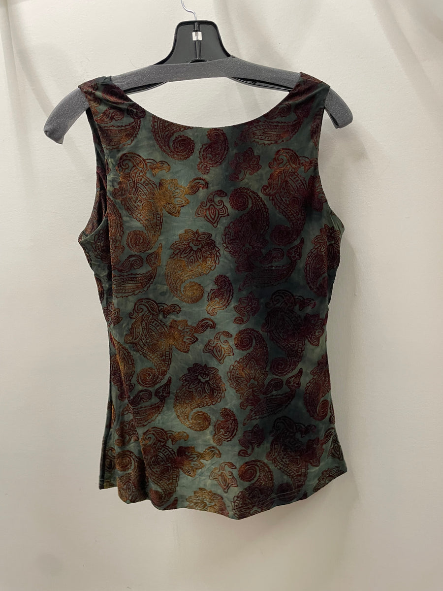 Flocked Cowl Neck Tank by Paparazzi