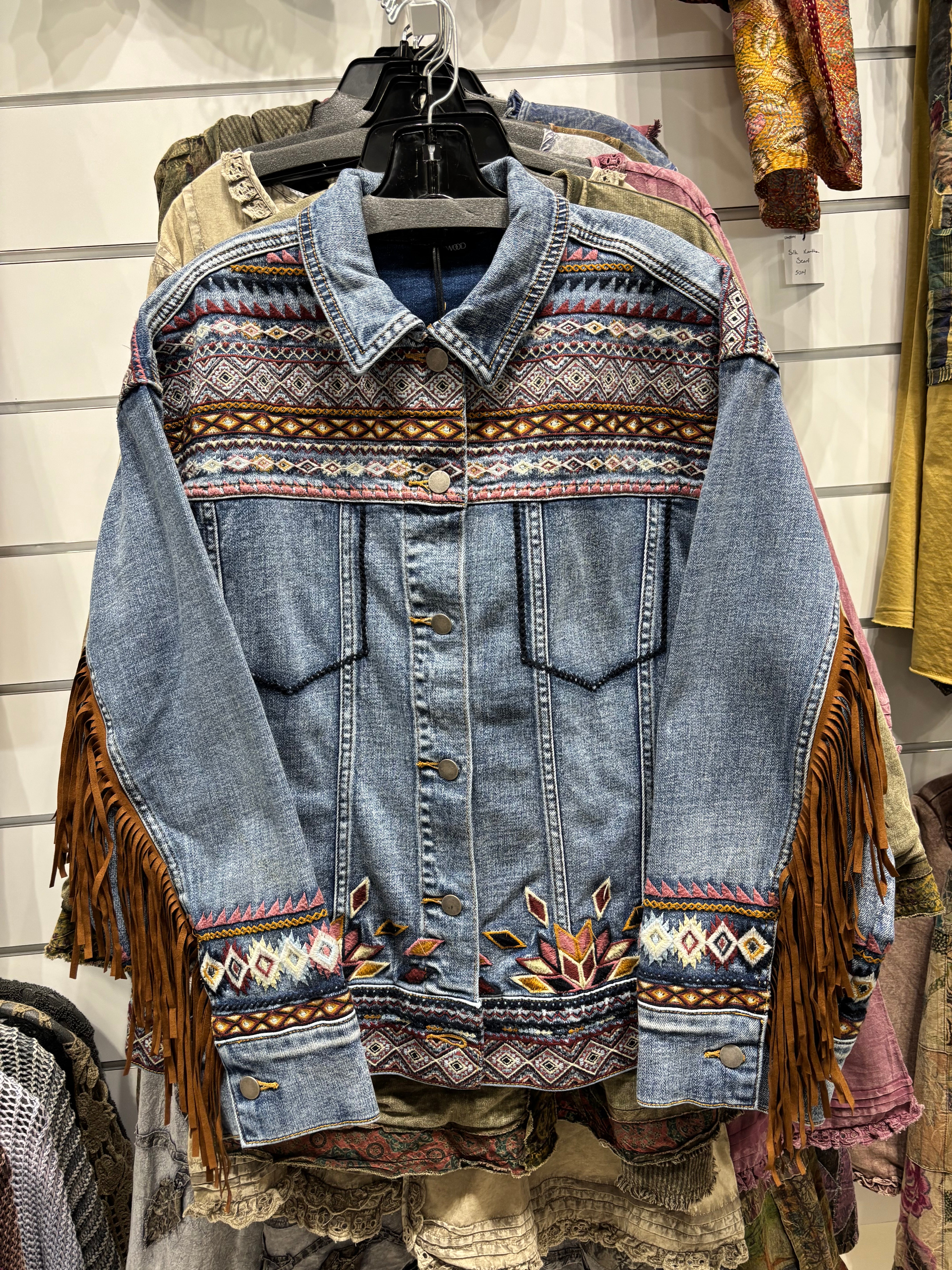 Aztec Fringe Jacket by Driftwood