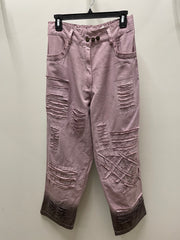 Lilac Lace Ombre Jeans by The Paper Lace