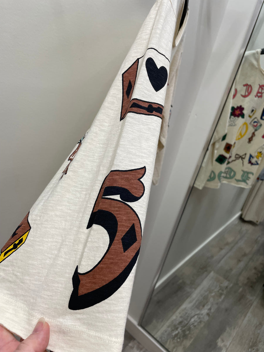 Cotton Charm Tee in Story Book