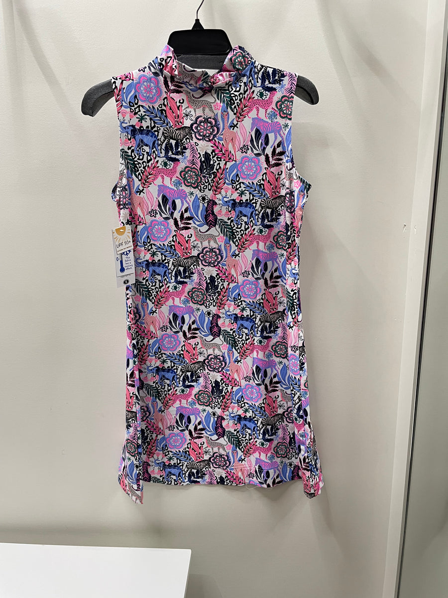 Sleeveless Ruffle Dress by LuLu B