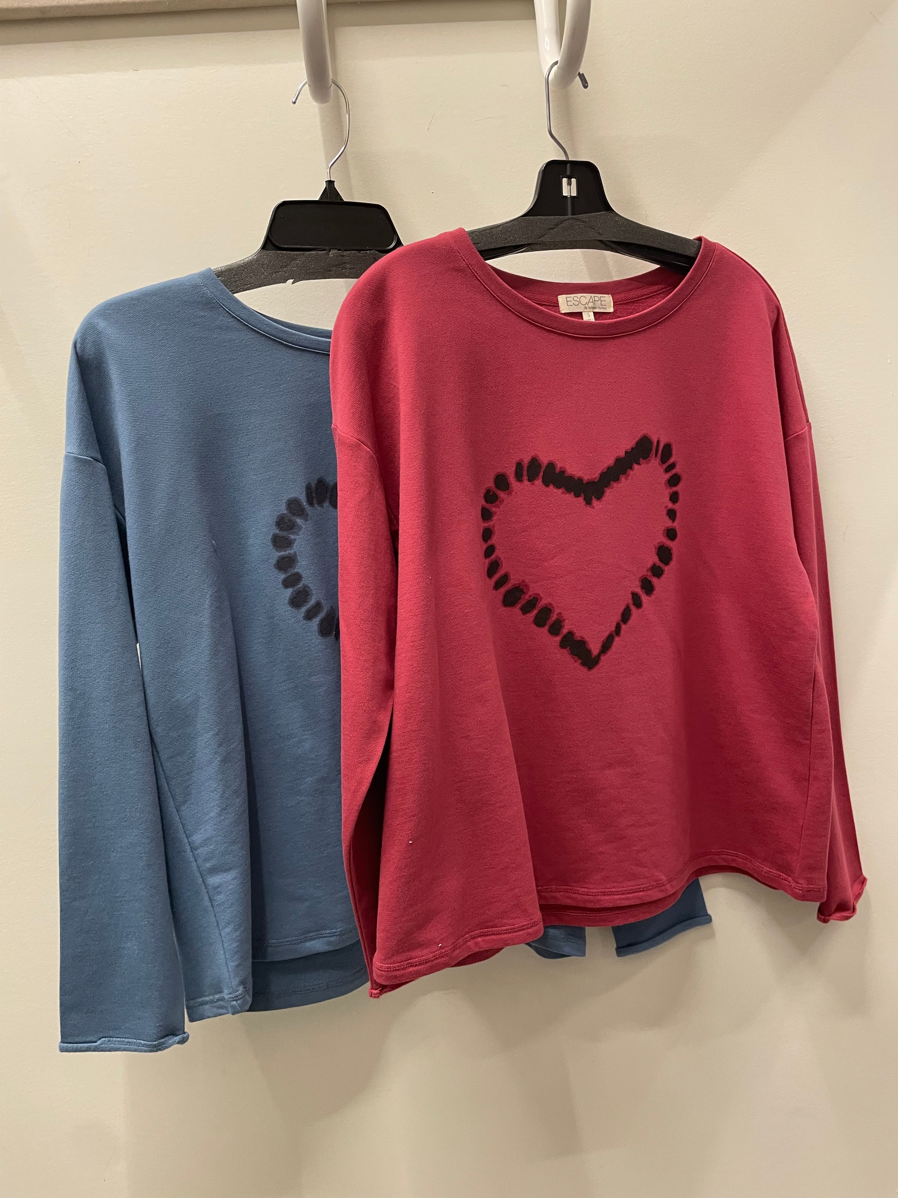 Destination Fleece Heart Pullover by Escape