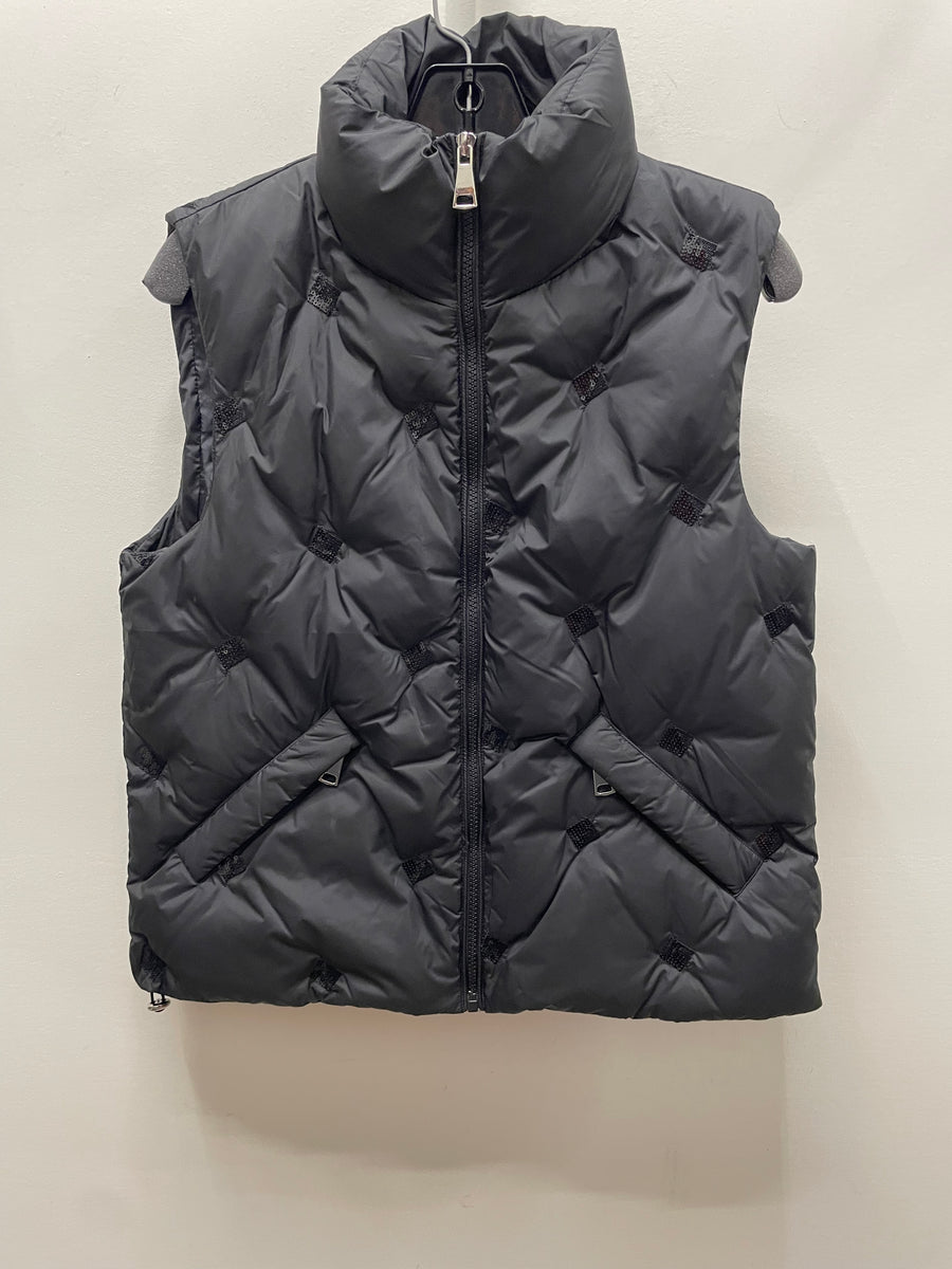 Woven Quilted Vest by Carre Noir