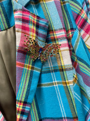 Dulce Plaid Blazer by Aratta