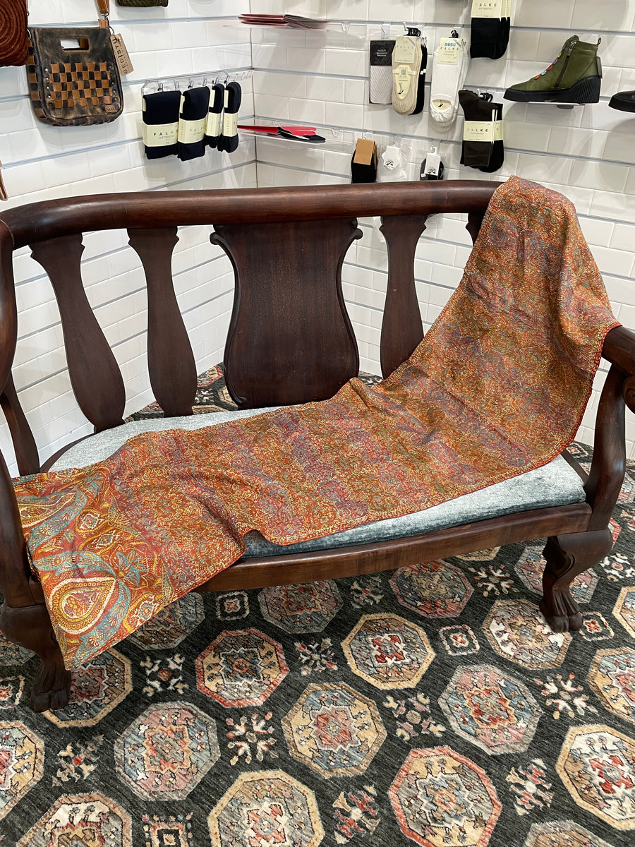 Silk Kantha Scarf #5014 by Robin