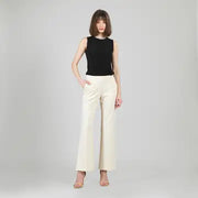 Ponte Loose Leg Pocket Pant by Clara Sunwoo