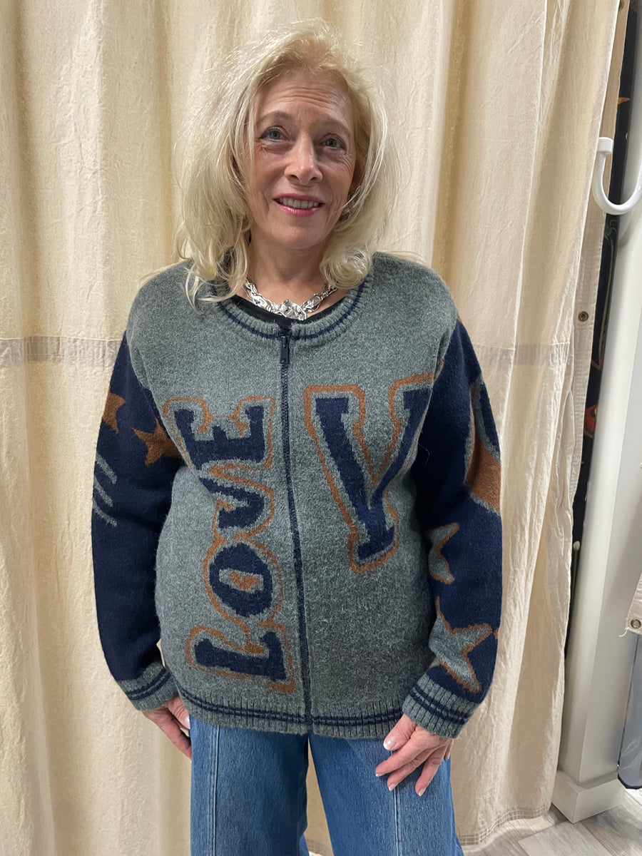 Knit Cardigan by Carre Noir