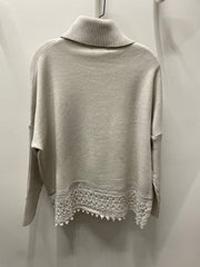 Lace Hem Sweater