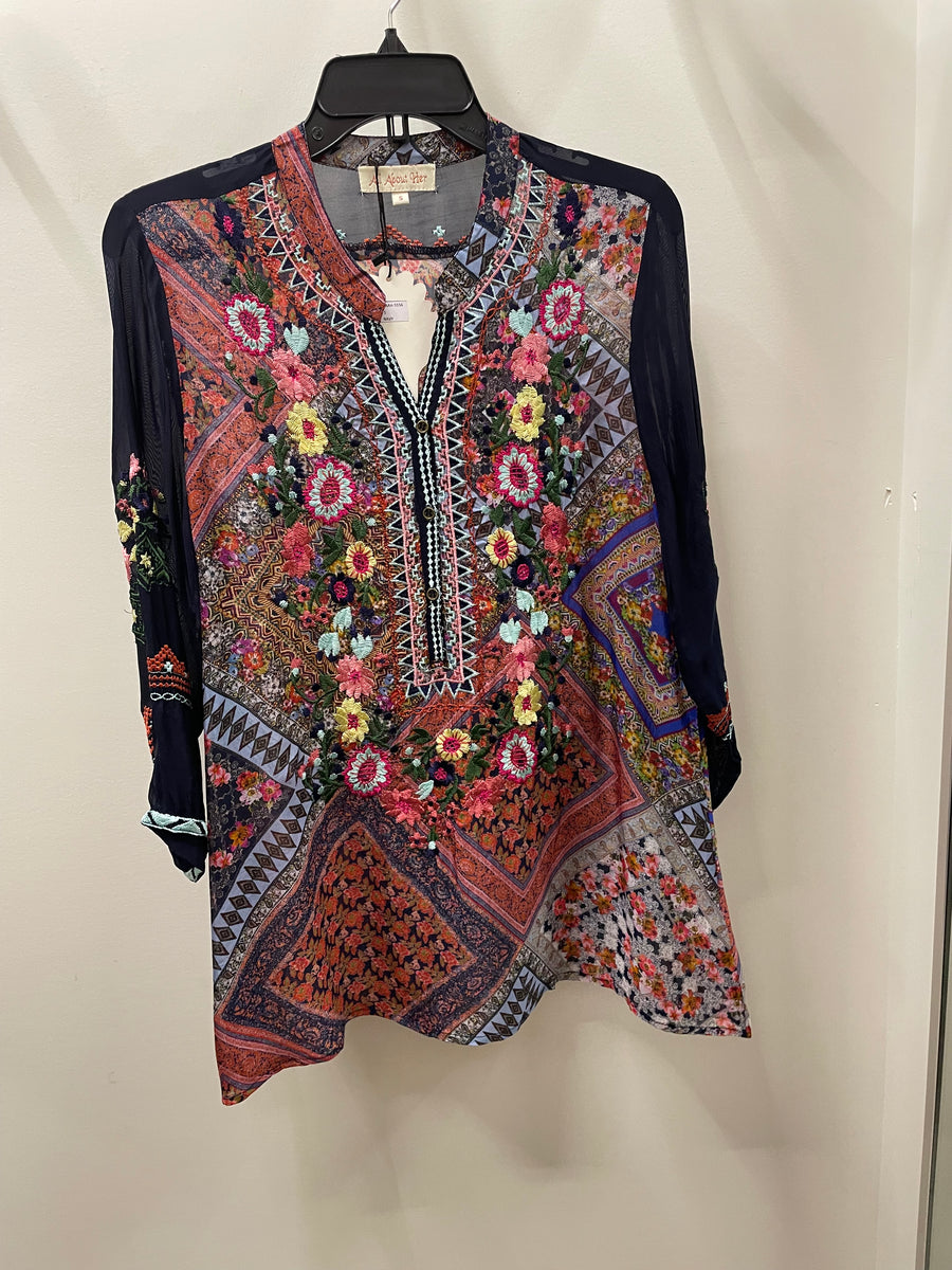 Embroidered Essence Tunic by All About Her 5556