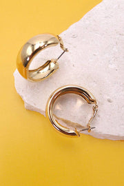 X-MAS SHINY HOOP EARRINGS