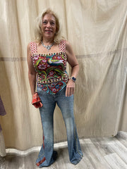 Make Me Boho Peacock Tank by IPNG Design