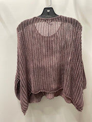 Oversized Crochet Pocket Top