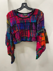 Tie Dye Cropped Patch Top