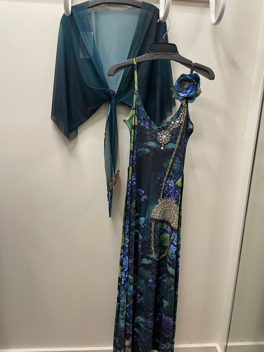 IPNG Design Maxi Slit Dress in "Love Language"