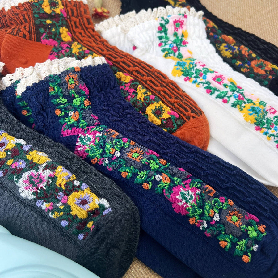 Audrey Vintage Ankle Socks Robin Boutique
