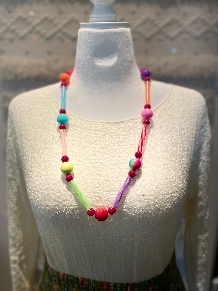 Retro Boho Fun Starburst Necklace by Lori