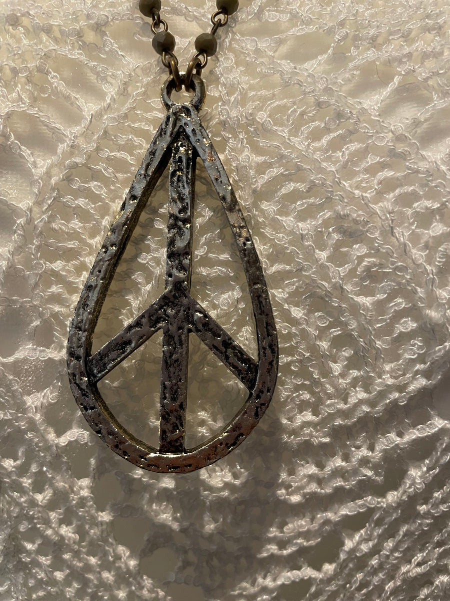 Peace & Love Necklace by Gina
