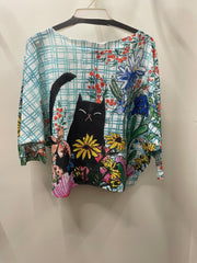 Misty Bloom Dolman Sweater