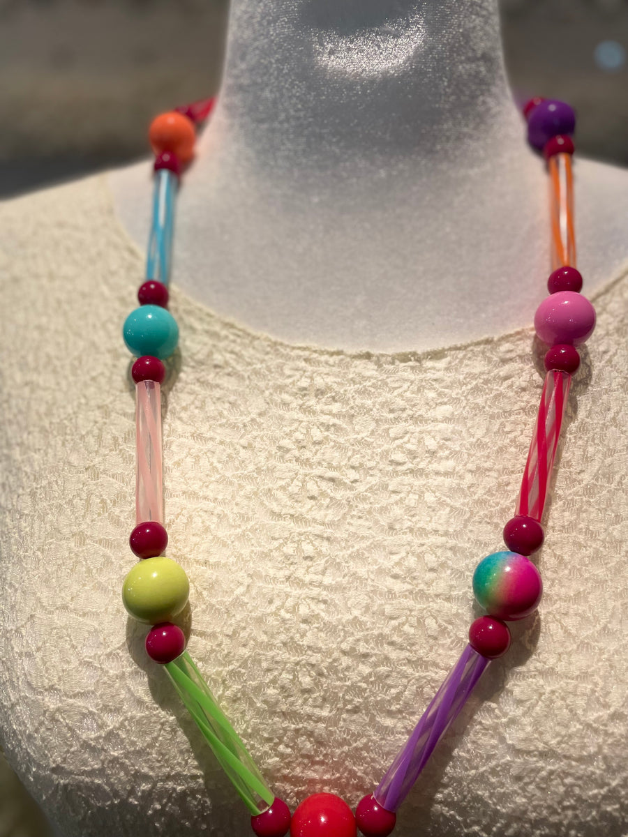 Retro Boho Fun Starburst Necklace by Lori