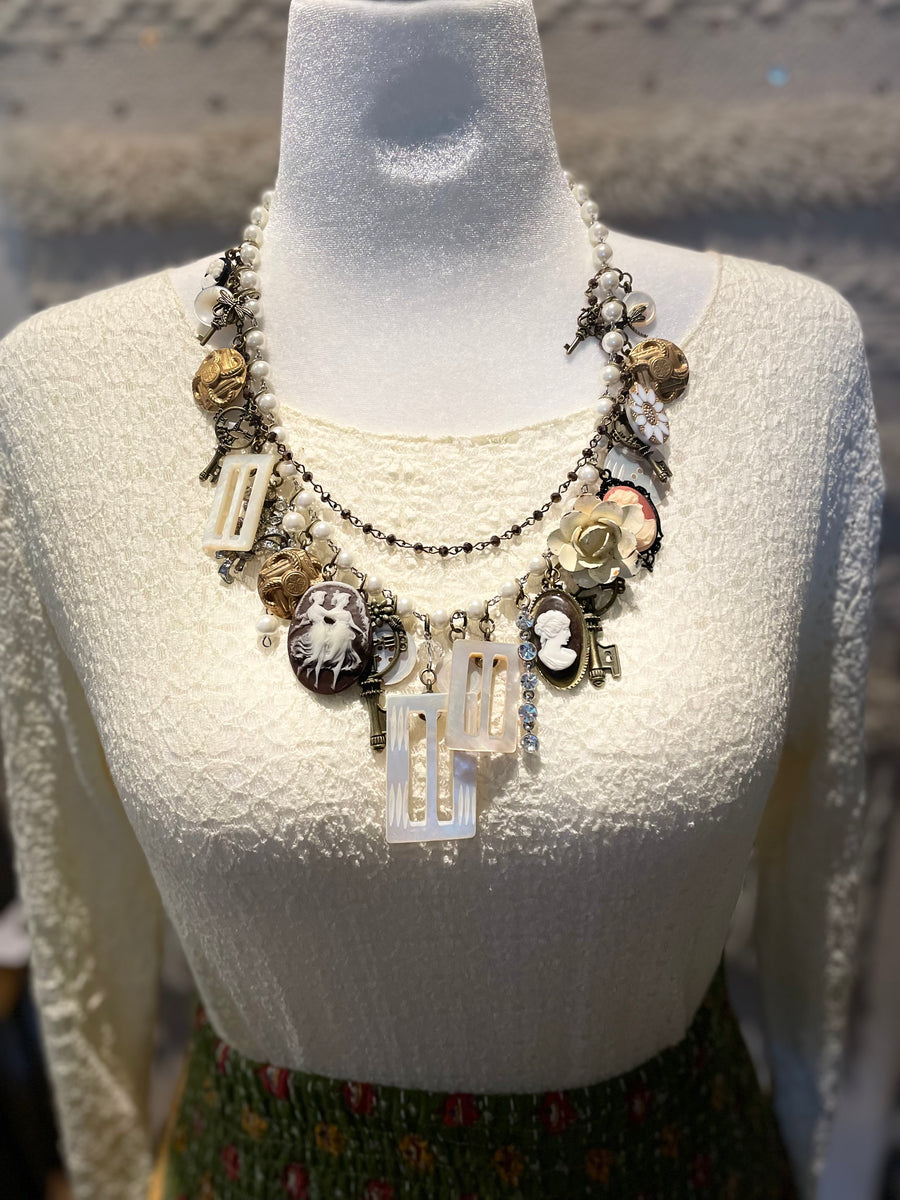 Dancing Cameo Earrings by Gina