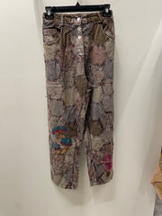 Hexagon Patch Jean by Paper Lace