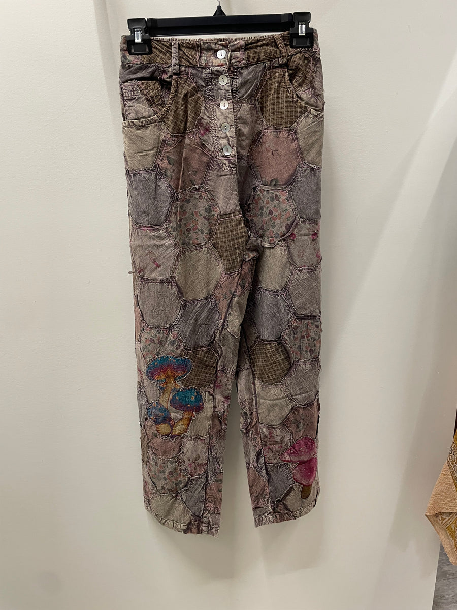 Hexagon Patch Jean by Paper Lace