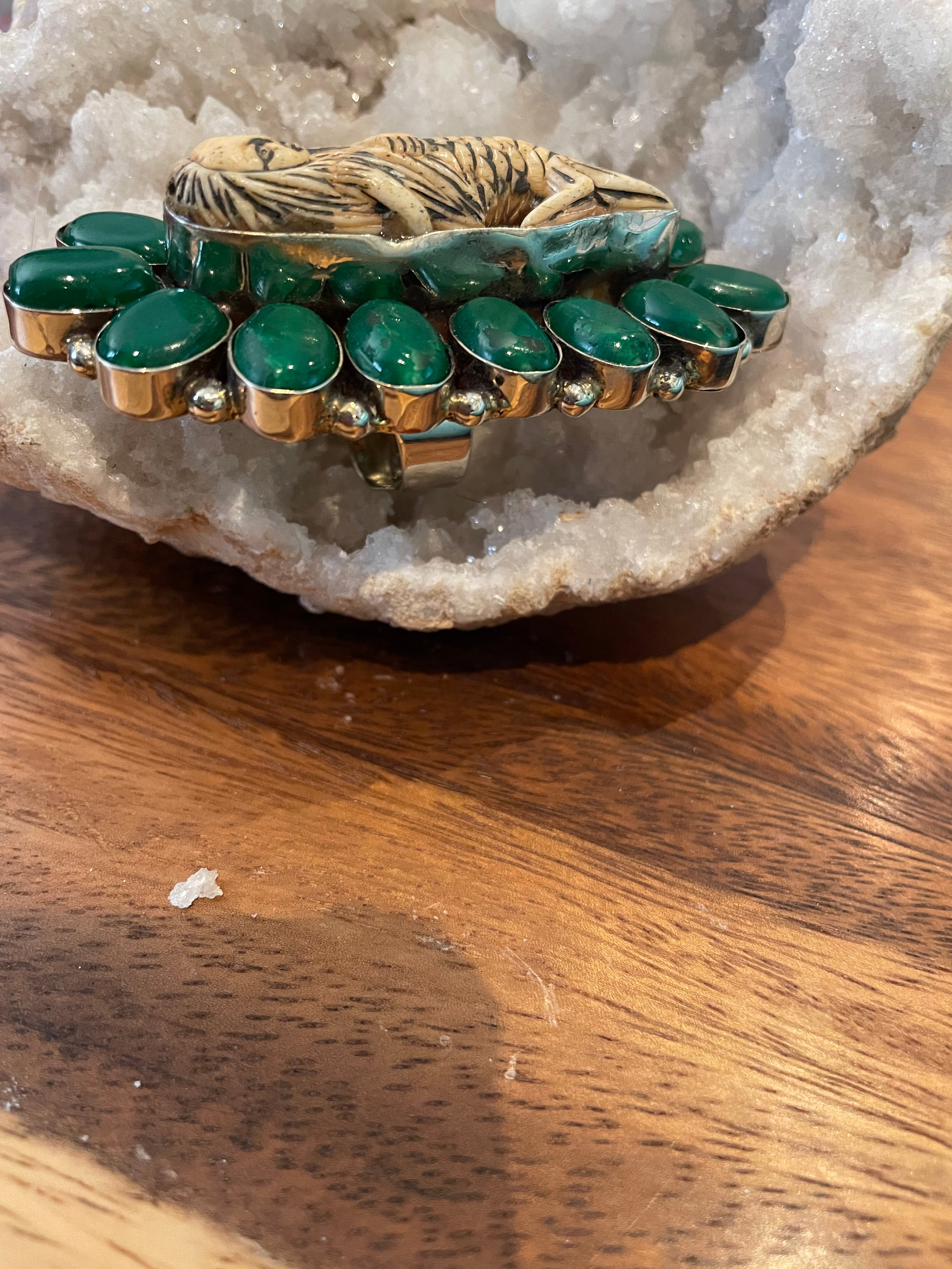 Vintage Mermaid Adjustable Ring