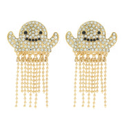 Halloween Ghost Fringe Earrings Robin Boutique