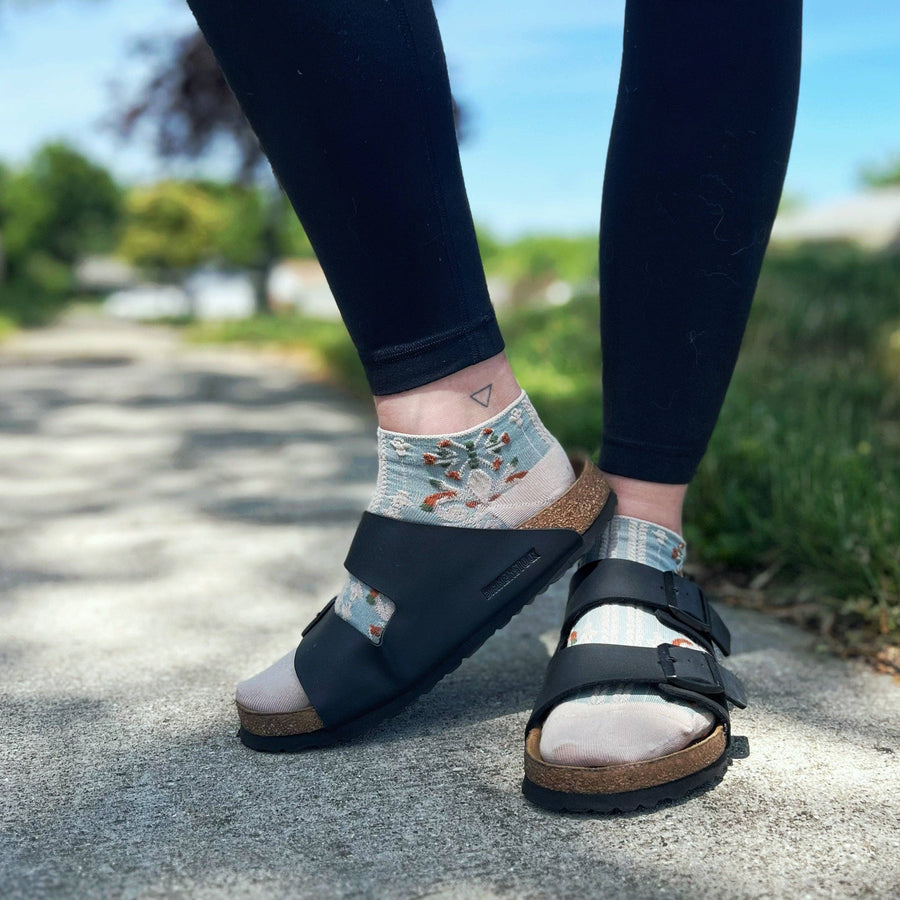 Haden Floral Ankle Socks Robin Boutique