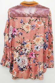 Gardenia Embroidered Shirt by Aratta