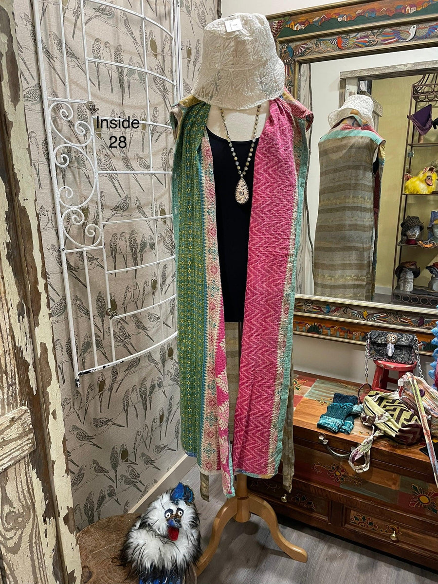 Good Vibes Duster by Kantha Bae - Robin Boutique-Boutique 