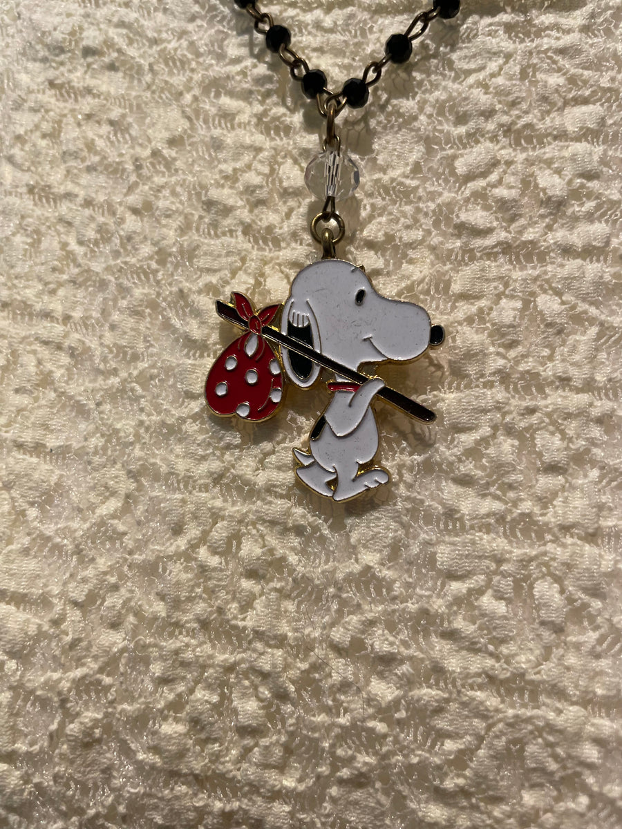 Traveling Snoopy Necklace by Gina