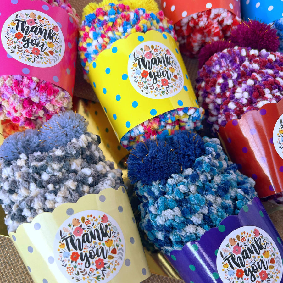 "Thank You" Cozy Cupcake Socks Robin Boutique