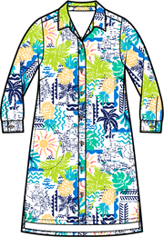 Coastal Greece Anywhere Dress by Escape