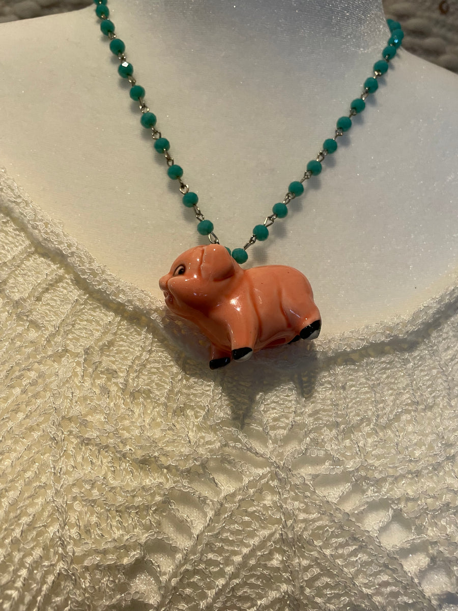 Little Pig, Little Pig Necklace by Gina