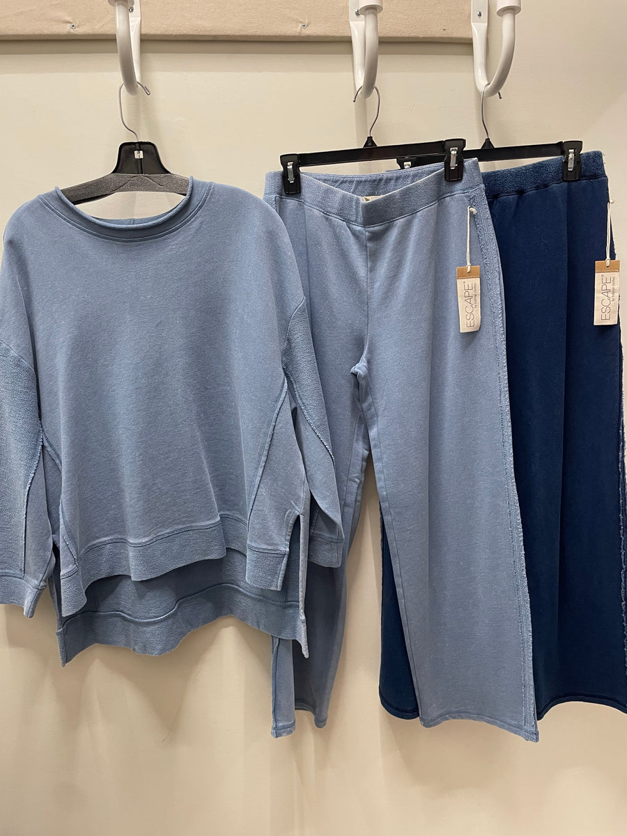 Color Wash Terry Anywhere Pant