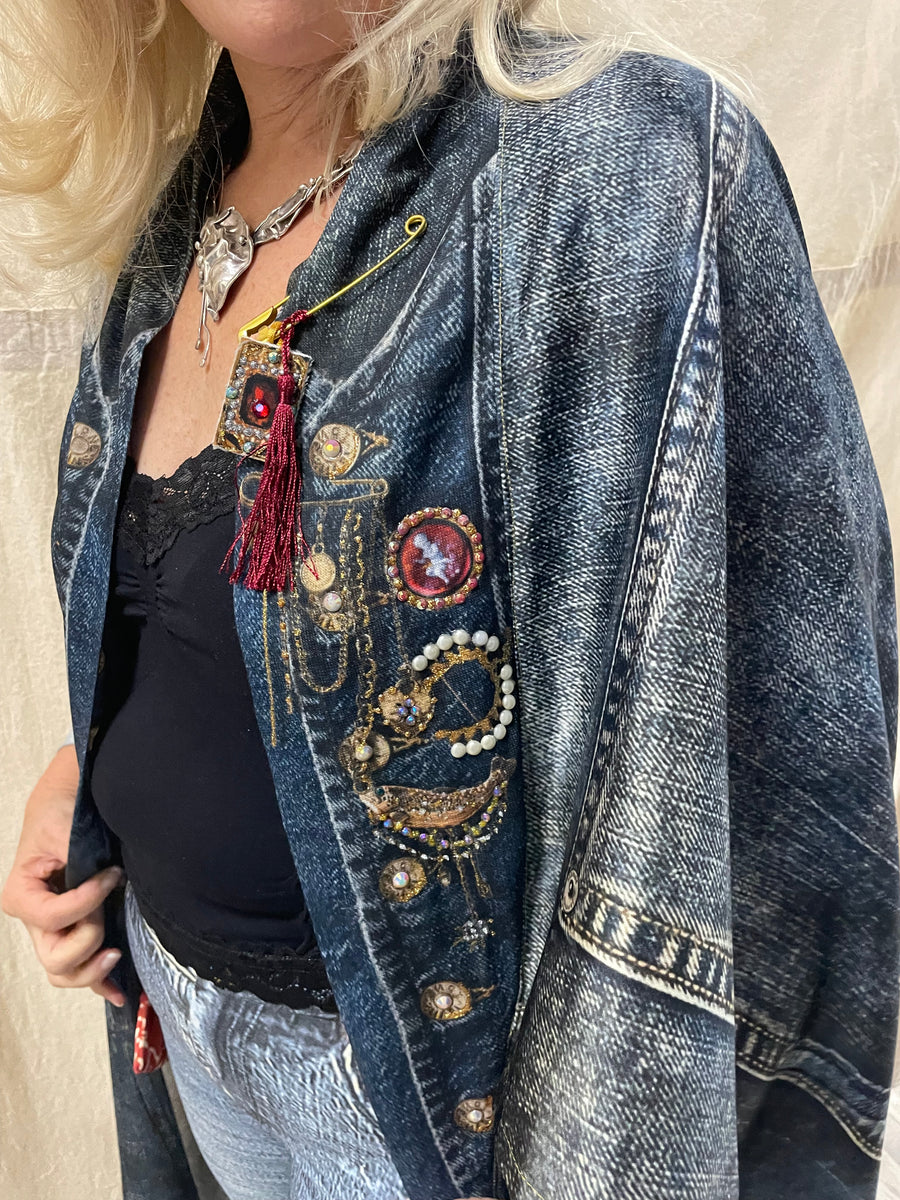 IPNG Design Boho Kimonita in Illusion Denim