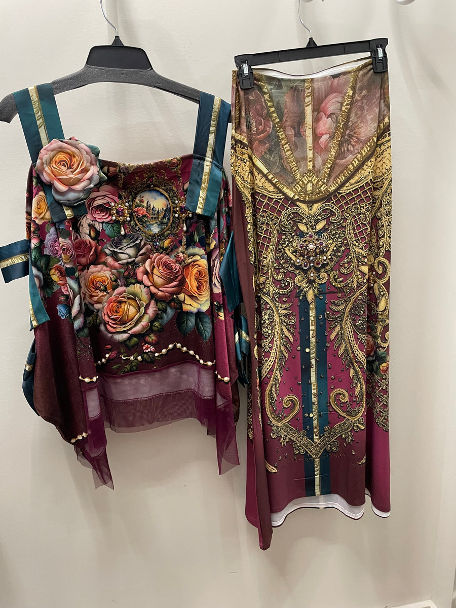 IPNG Design Poncho Blouse in Love Language