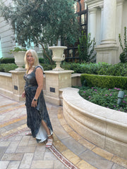 IPNG Design Loose Pants Jumpsuit in Illusion Denim Milk