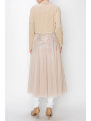 Cardigan Mesh Blazer by Origami