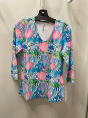 UPF V-Neck 3/4 Sleeve Top by Lulu-B