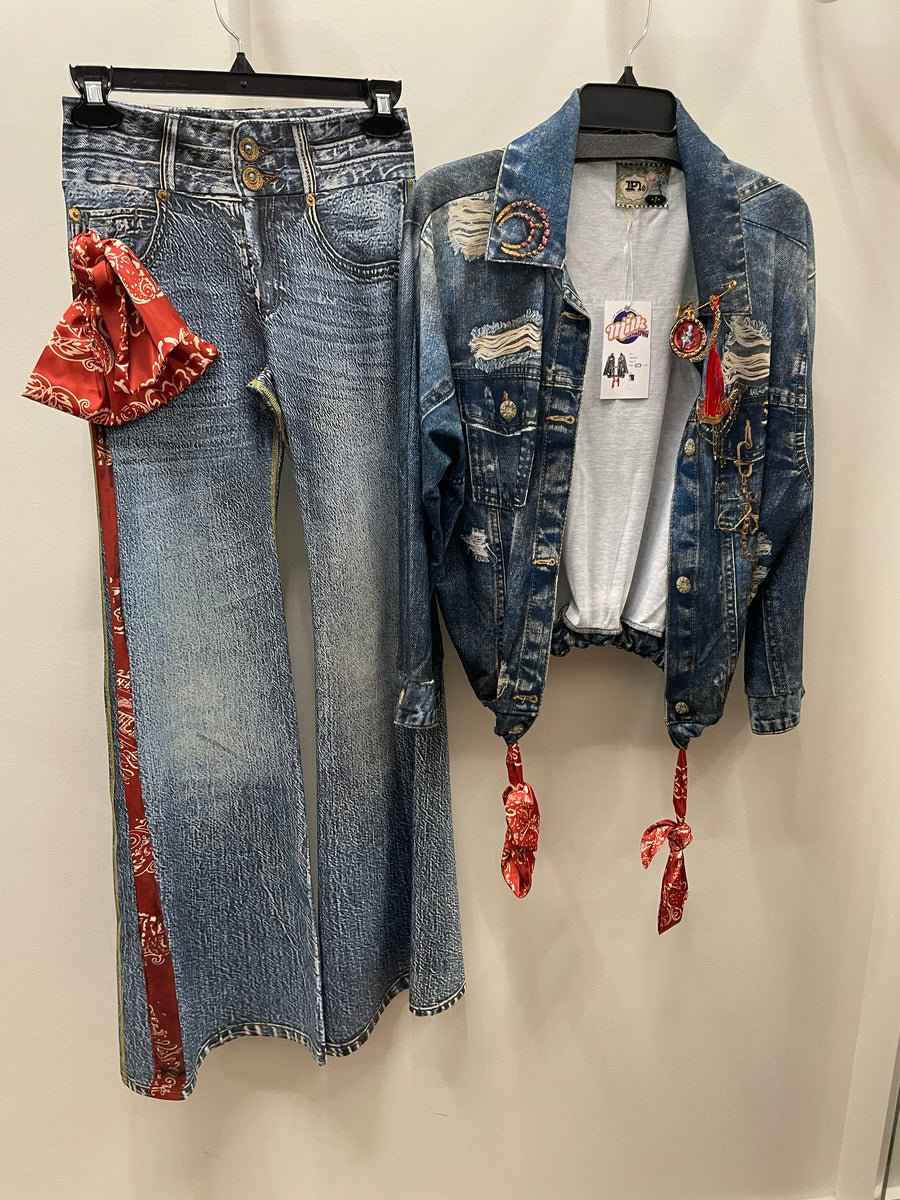 IPNG Design Illusion Jean Hanky Jacket