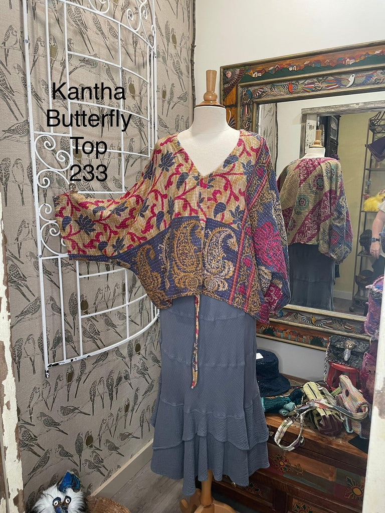 Kantha Butterfly Top by Kantha Bae - Robin Boutique-Boutique 