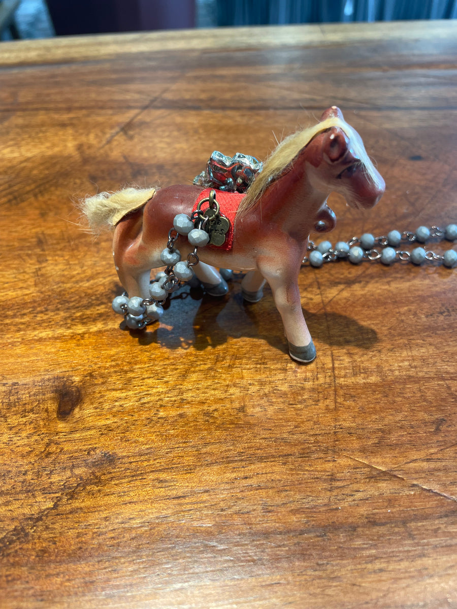 Horse Necklace by Gina