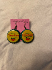 Bottle Cap Earrings by Gina