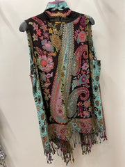 Reversible Tapestry Duster Vest